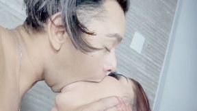 HOT AND DEEP INTERRACIAL KISSES - BY BABI LOVE AND KOBAYASHI - CLIP 5