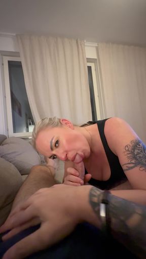 Blowjob Blonde Chubby