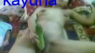Malay Wifey with cucumber