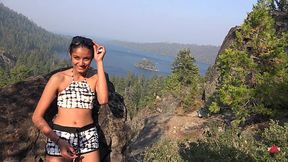 Having a puff in a public park