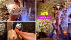 Lamu prey of the Demon of Lust - BDSM, Whipping, ABS, Belly training