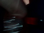 Sissy in chastity pegged by misstress