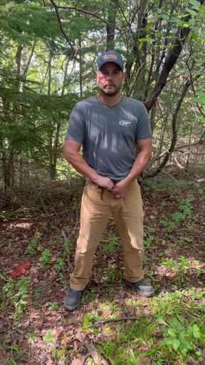 Pee in the woods