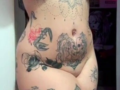 Big boobs milf masturbates with her dildo