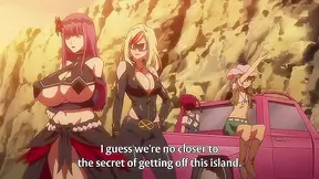 Two Hot Lesbians Clash With Voluptuous Anime Sirens in Steamy Battle