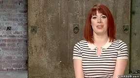 Gagged Lesbian Slut In Tight Bondage