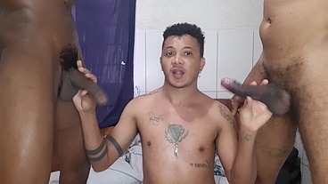 threesome interracial bareback