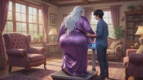 BBW SSBBW Stories #4B: Confessions of the Icy-Haired Hog's Scale Revelation (Animated)