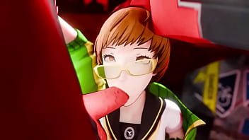 I love to lick Adachi's cock&#x1F32D; while Chie and Yukiko ride his dick&#x1F32D; passionately