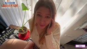 Caught in the Act: Steamy Encounter with My Step Mom While She Was on the Phone!