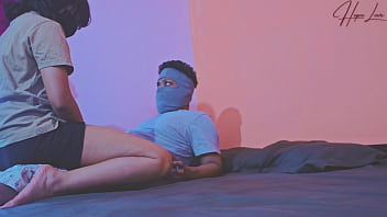 Stepsister seduces and rides my cock