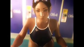 Cheating Anime Wife Gets 3D Blowjob & Hardcore Sex for NTR Climax