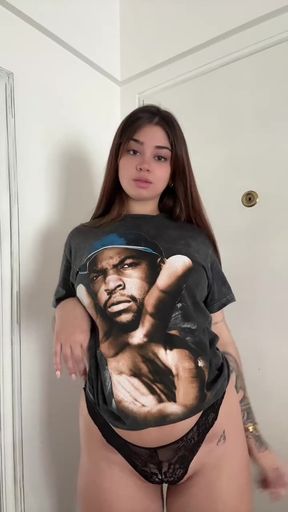 Tiny teen titties on display for only fans