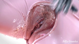 Ass and Pussy Food Fetish Cake sploshing