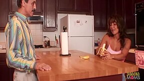 The Neighbor Engages In A Sexual Encounter With A Promiscuous Brunette While Her Husbands Absence