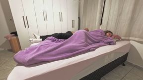 My stepfather visits me at night to cum in my little pussy.