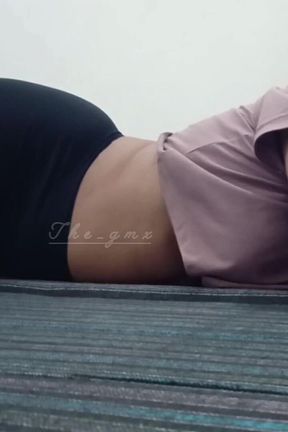 Beautiful Big Ass Stepsister Fingering Her Pussy While Resting in Night. Best Desi Muslim Girl Masterbation Video