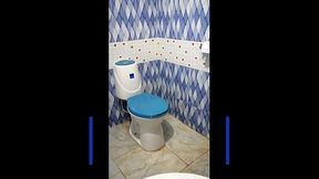 I pee like a cis woman, pee in stand and jerk-off until a hard cum - short version