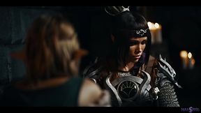 Medieval Fantasy Lesbian Sex - Blonde Elf Girl Infects Octokuro With Sex Craving Parasites