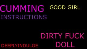 Guided cumming tips to keep you wetter and hotter than ever, be a sweet girl