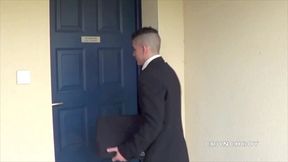 young worker in uniform fucked by arab