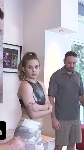 Tiny Flexible Girl Gets Taught How To Fuck By Her Best Friend's Stepfather - DaughterSwap   Clip 1