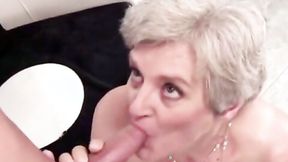 ”Big Titted Old Woman Gives Her Bushy Twat For Fucking”