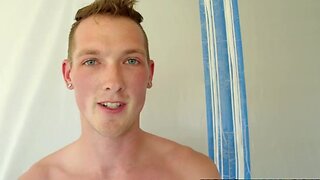 Gay brothers jacking off and shagging for the first time