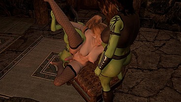 Futa Orcs Pounding Sissy Elf Ladyboy