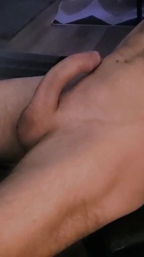 Evening jack off of a horny jock   Clip 1