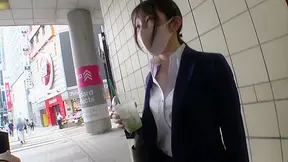Japanese Amateur Office Lady's Uncensored  Sex with Suit Guy