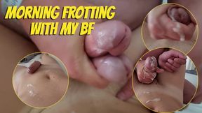 Morning frictation with my boyfriend in a motel apartment / First-timer Duo / HornyJohny66