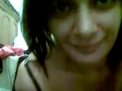 Arab Girl showing Big Natural Tits in Cam