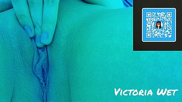 Victoria Wet - masturbation in the solarium