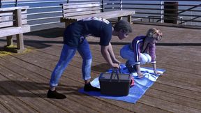 Young Tokyo Slut falls into Bondage in a 3D Visual Novel Roleplay session