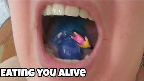 Giantess Mouth Play Sequel – Sucking & Licking Tiny Man Inside My Wet Mouth