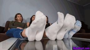 Sweaty Feet in Sticky Socks - HD MP4