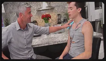 Stepdad Fills Twink with Big Cock