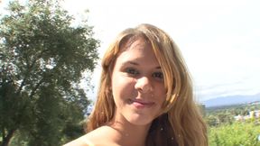Big ass brunette fucked in her big round ass