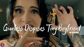 Giantess Disposes Of Tiny Boyfriend - 3rd Person Burping Swallow Whole Vore, Post Digestion & Belly Play ft Raquel Roper - 4K