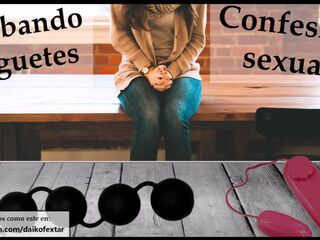 Probando juguetes de mi'miga. Confesión raunchy.