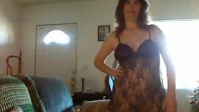 Desirable wifie looks like porn start in lacy lingerie
