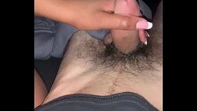 BBW big hands little cock handjob
