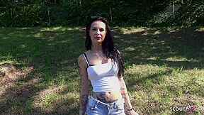 I Thin Thick Knockers Teenie Maja I Screw For Currency At Street Audition