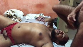 0130 he loves to drive me crazy with those red panties