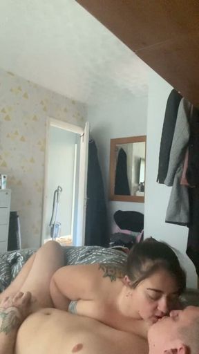 Dirty talking British hotwife JOI until big cumshot