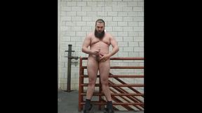 Jerking off in the stairwell of a parking garage until I jizm! Ugh I'm always so mischievous!!!