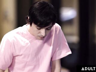 ADULT TIME - MILF Pristine Edge Is Kept Up All Night By Stepson's Desire To Fuck - SPANISH SUBTITLES