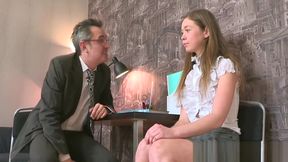 Sex les with horny teacher