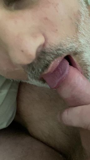 Eating sperm for the first time